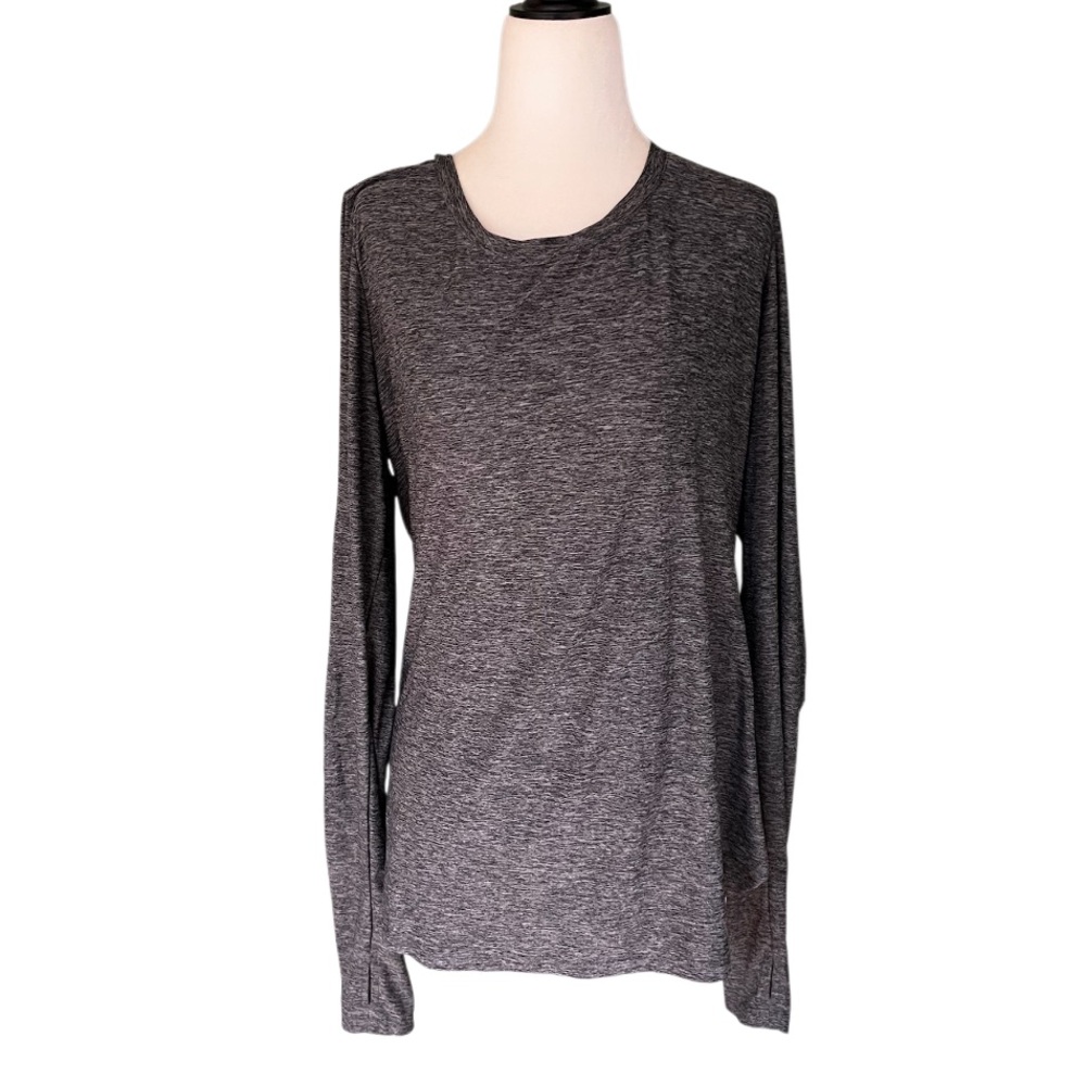 🌟3/$25 🌟Reebok Women's Charcoal Long Sleeve Tee